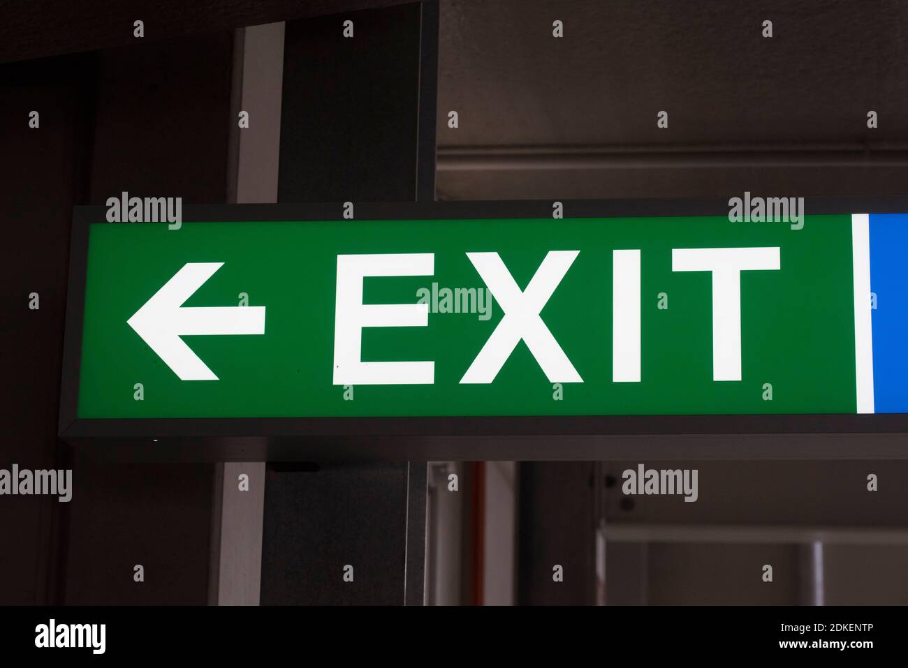finding an exit strategy and way out in the human psyche Stock Photo