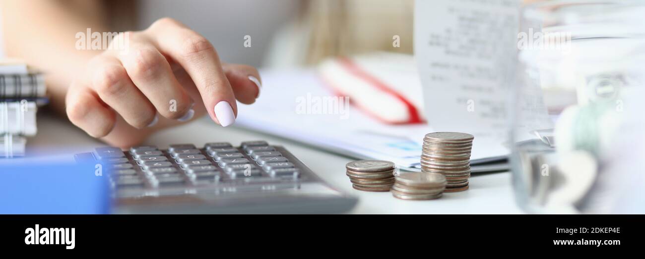 Smart female bureaucrat Stock Photo