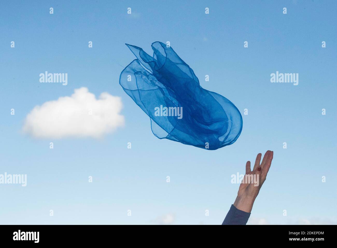 freedom and the color blue in the human psyche and psychology Stock ...