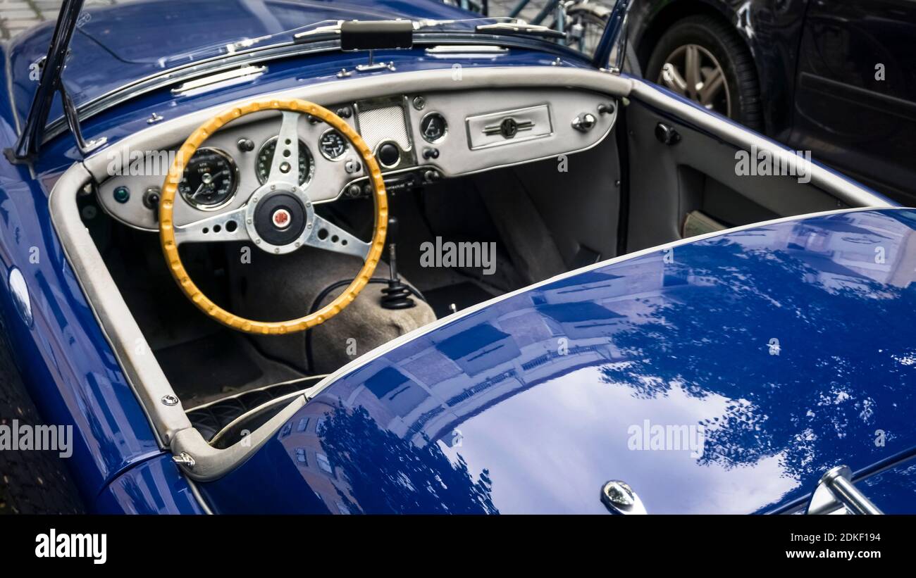 The MGA 1600 was manufactured from 1955 to 1962. Stock Photo