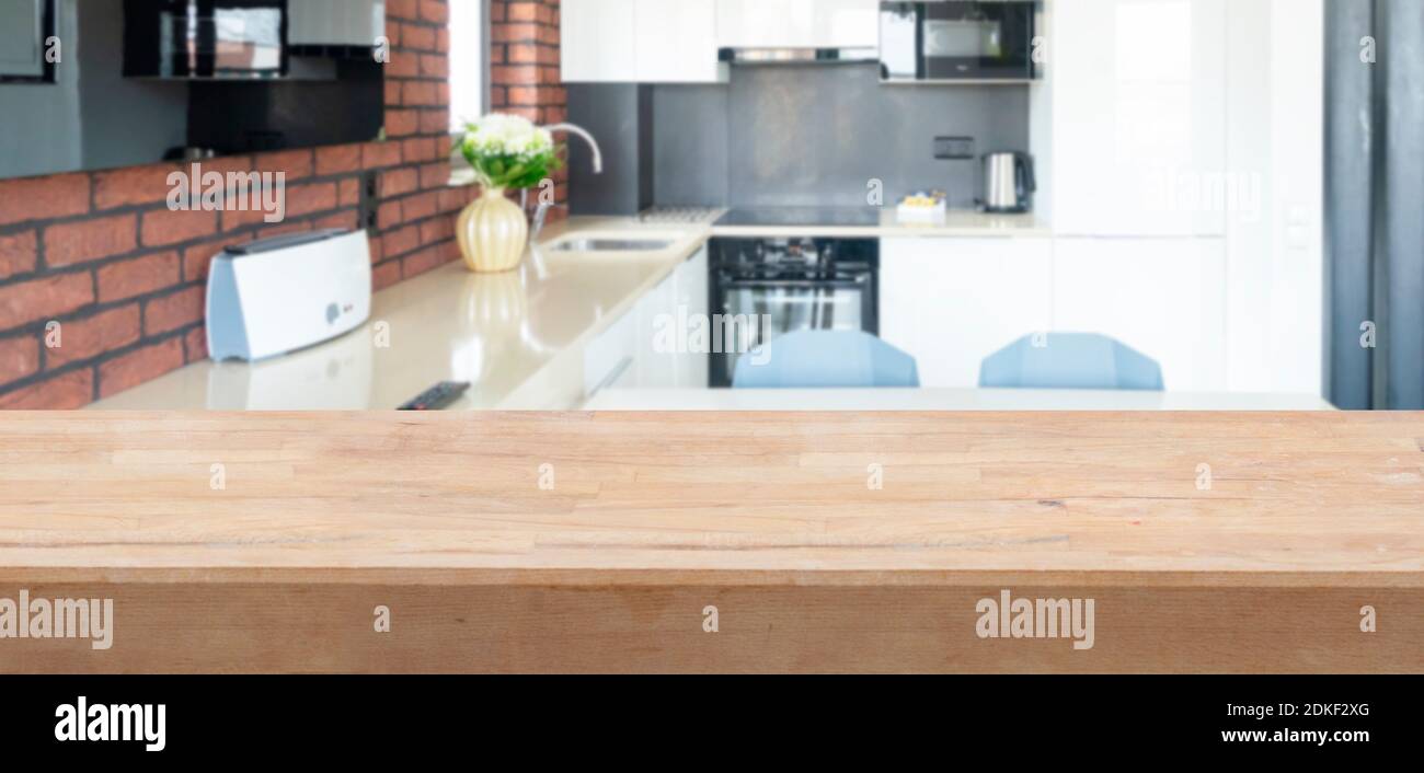 Kitchen table top Stock Photo - Alamy