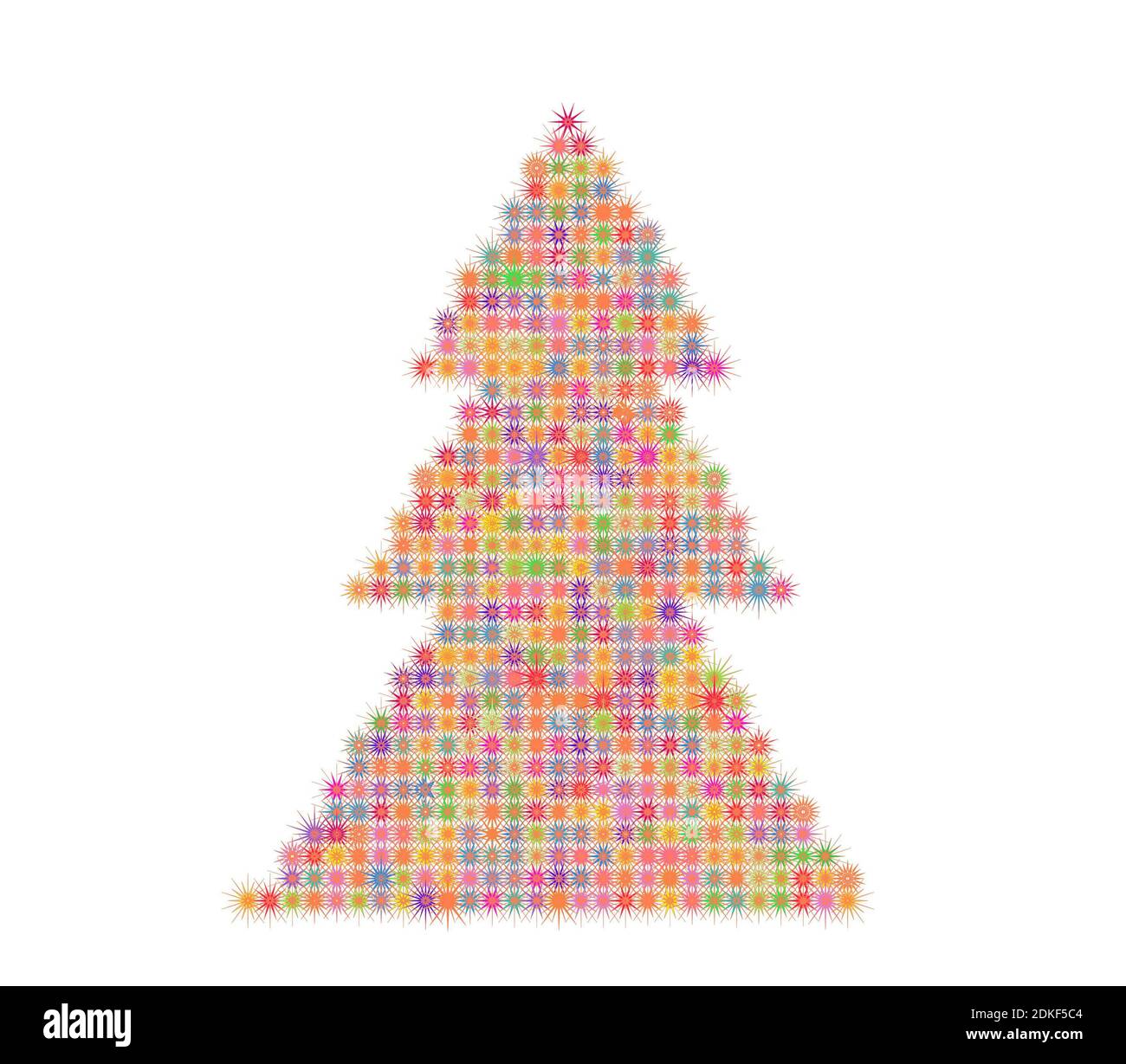 Abstract snow tree Cut Out Stock Images & Pictures - Alamy