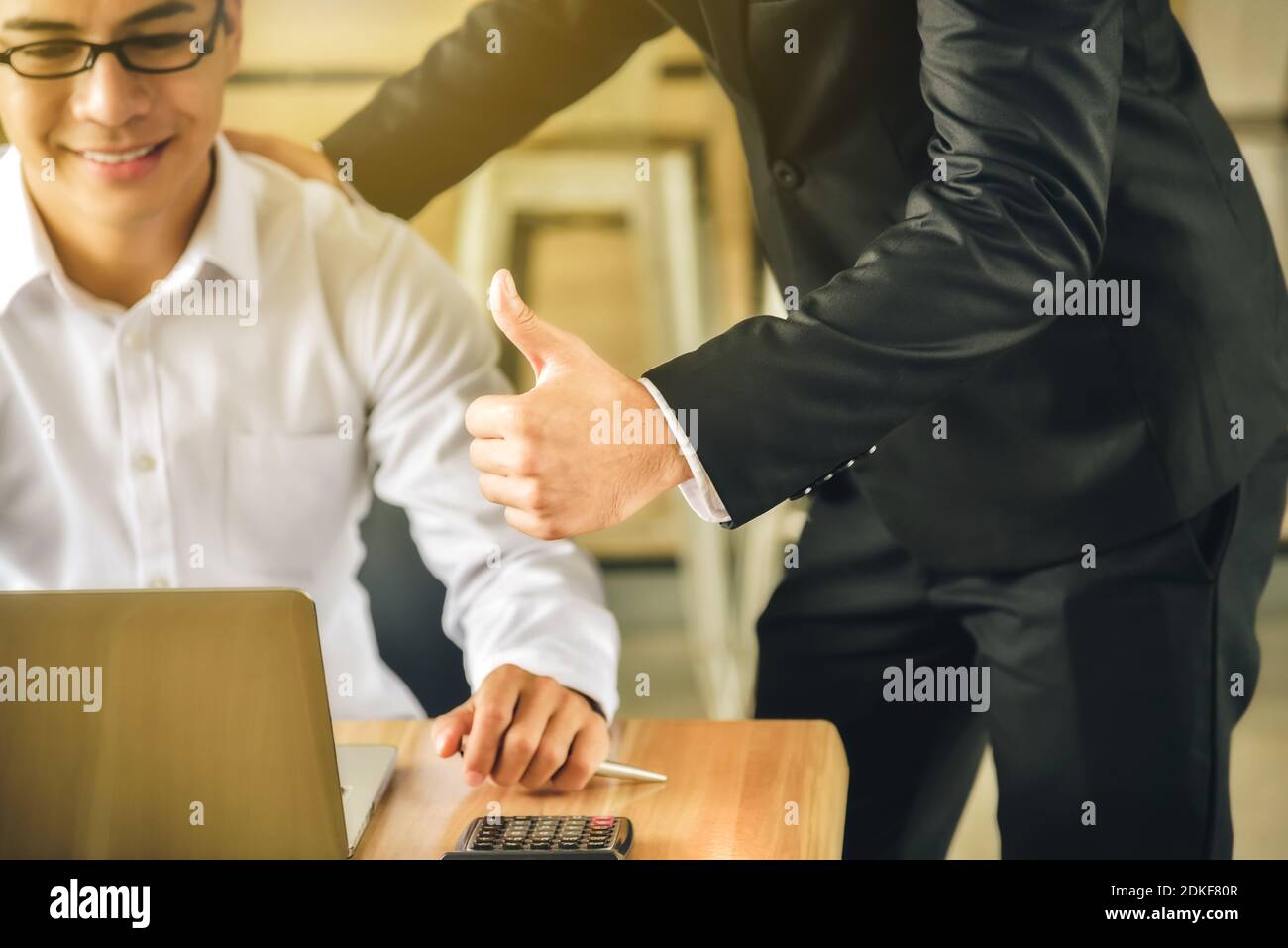 Successfully thumbs up hi-res stock photography and images - Alamy