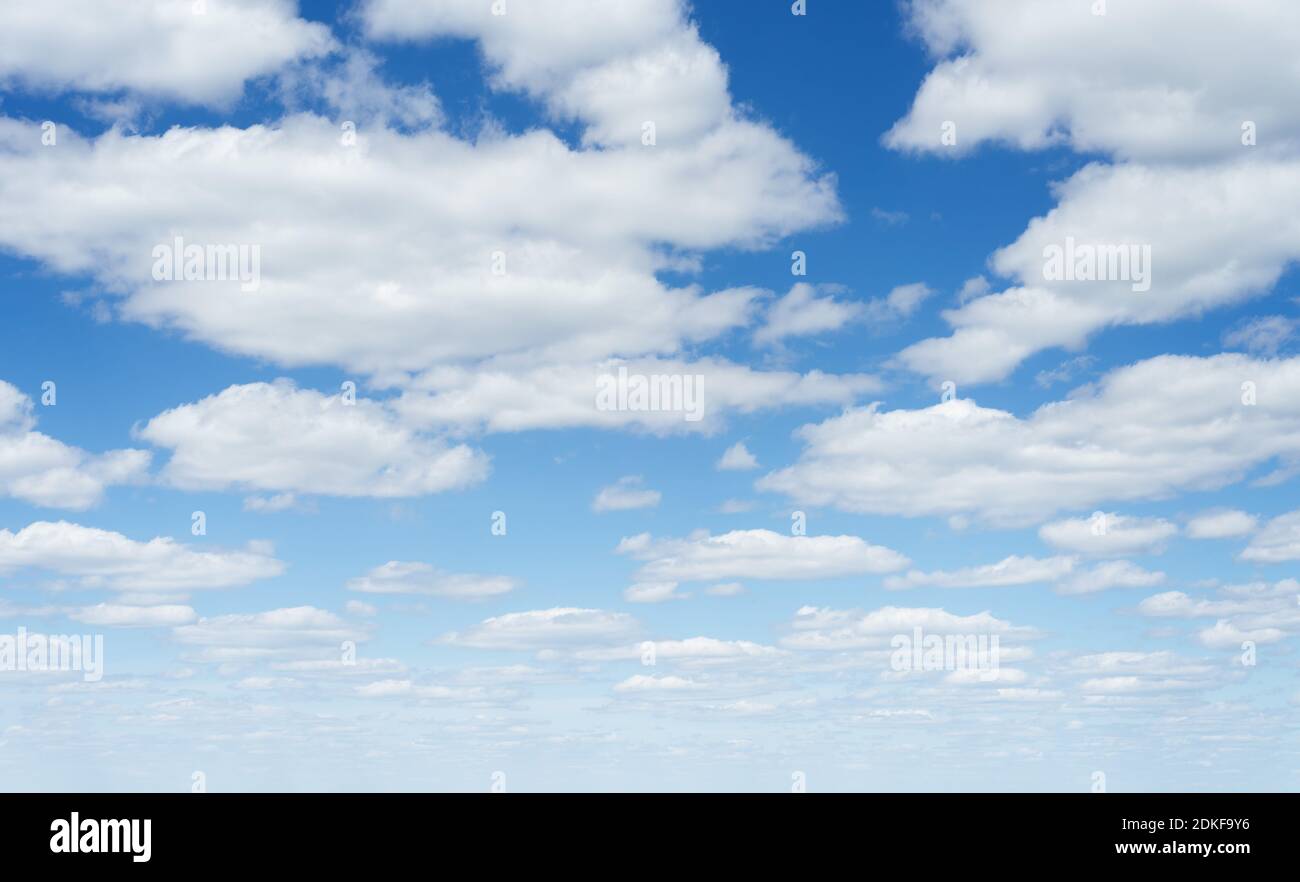 Summer blue sky and white clouds hi-res stock photography and images ...