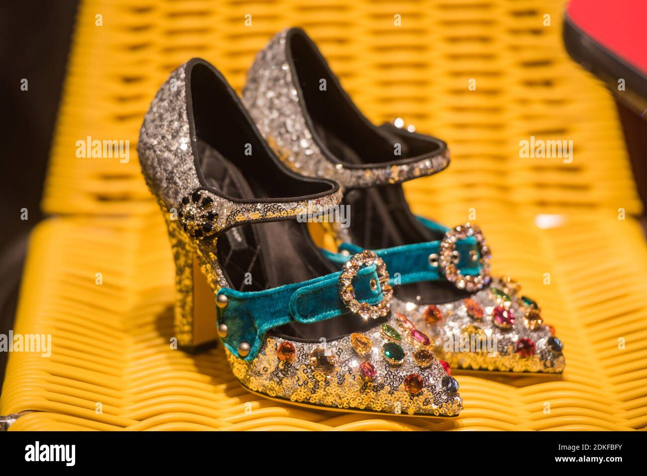Milan, Italy - September 23, 2017: Dolce Gabbana shoes in a store in  Montenapoleone area, Milan, Italy Stock Photo - Alamy