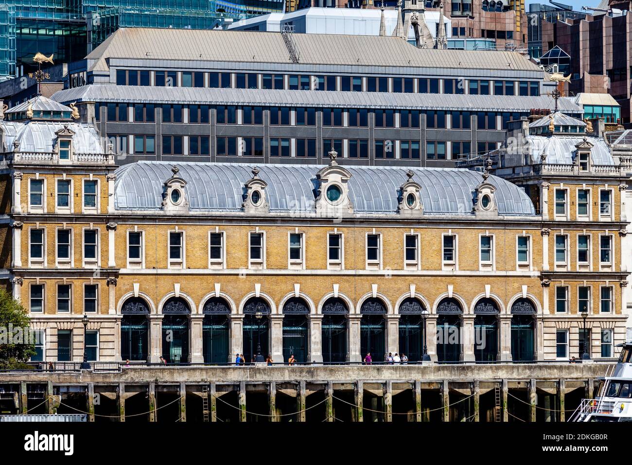 Old Billingsgate Hospitality and Events Venue (Formerly A Large Fish Market), London, UK Stock