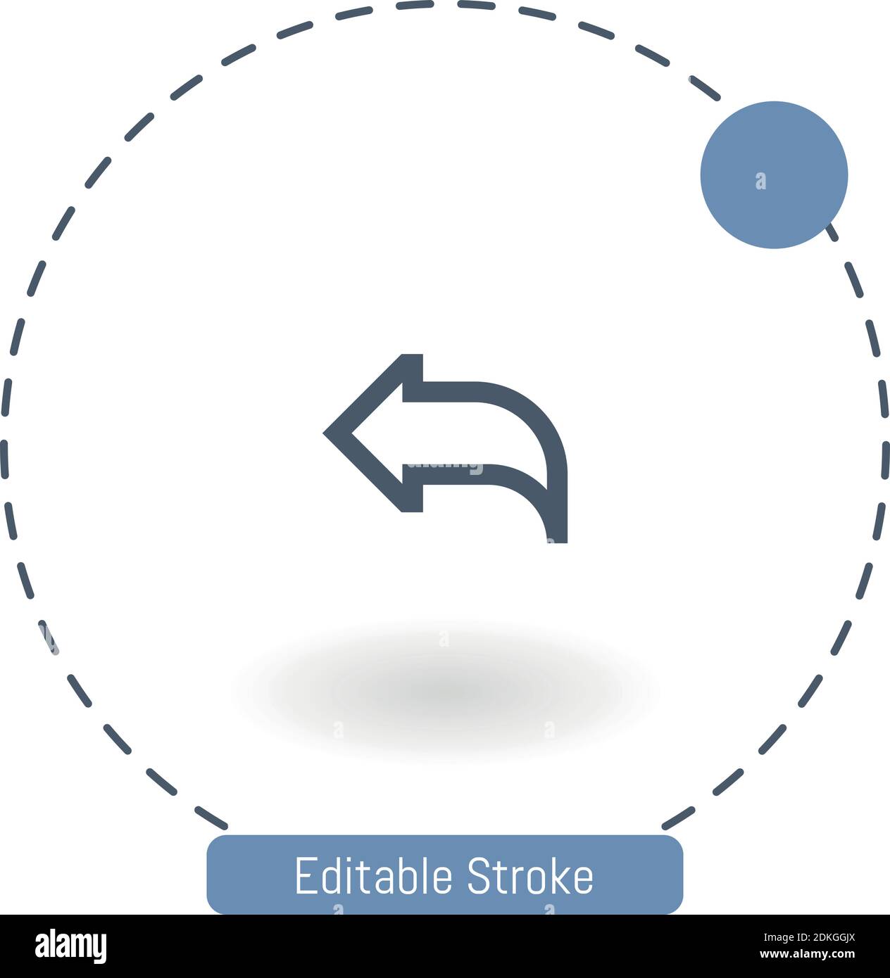 return vector icon editable stroke outline icons for web and mobile Stock Vector