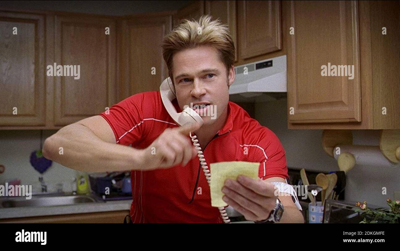 BURN AFTER READING 2008 Focus Features film with Brad Pitt