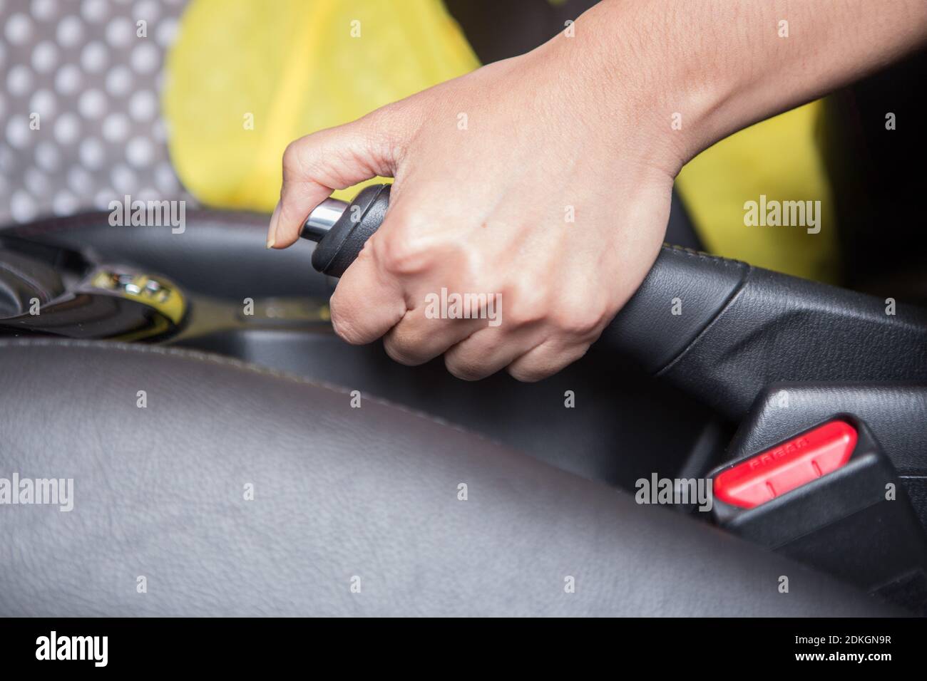Handbrake and woman hires stock photography and images Alamy