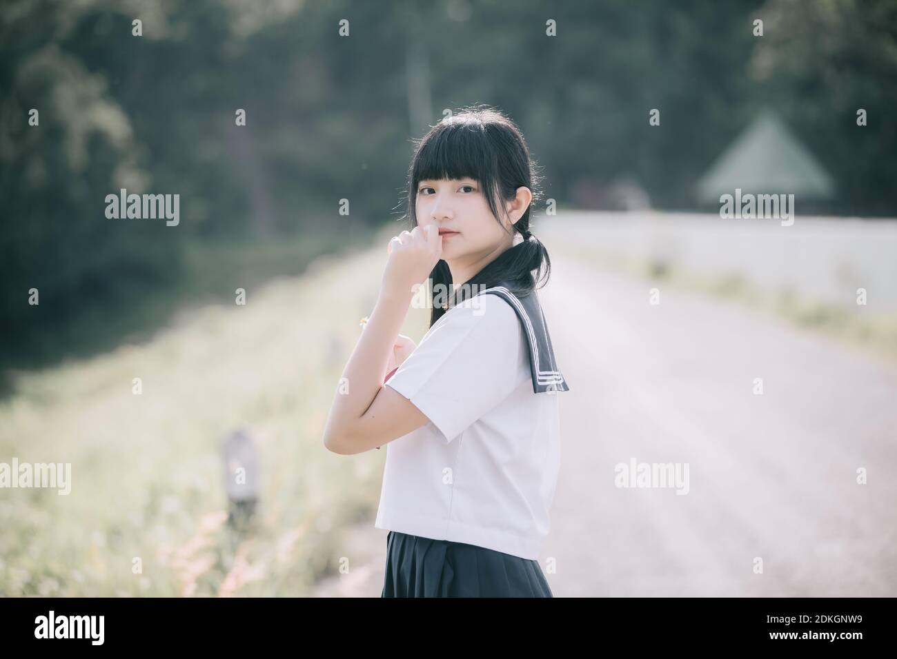 Japanese School Girl High Resolution Stock Photography and Images - Alamy