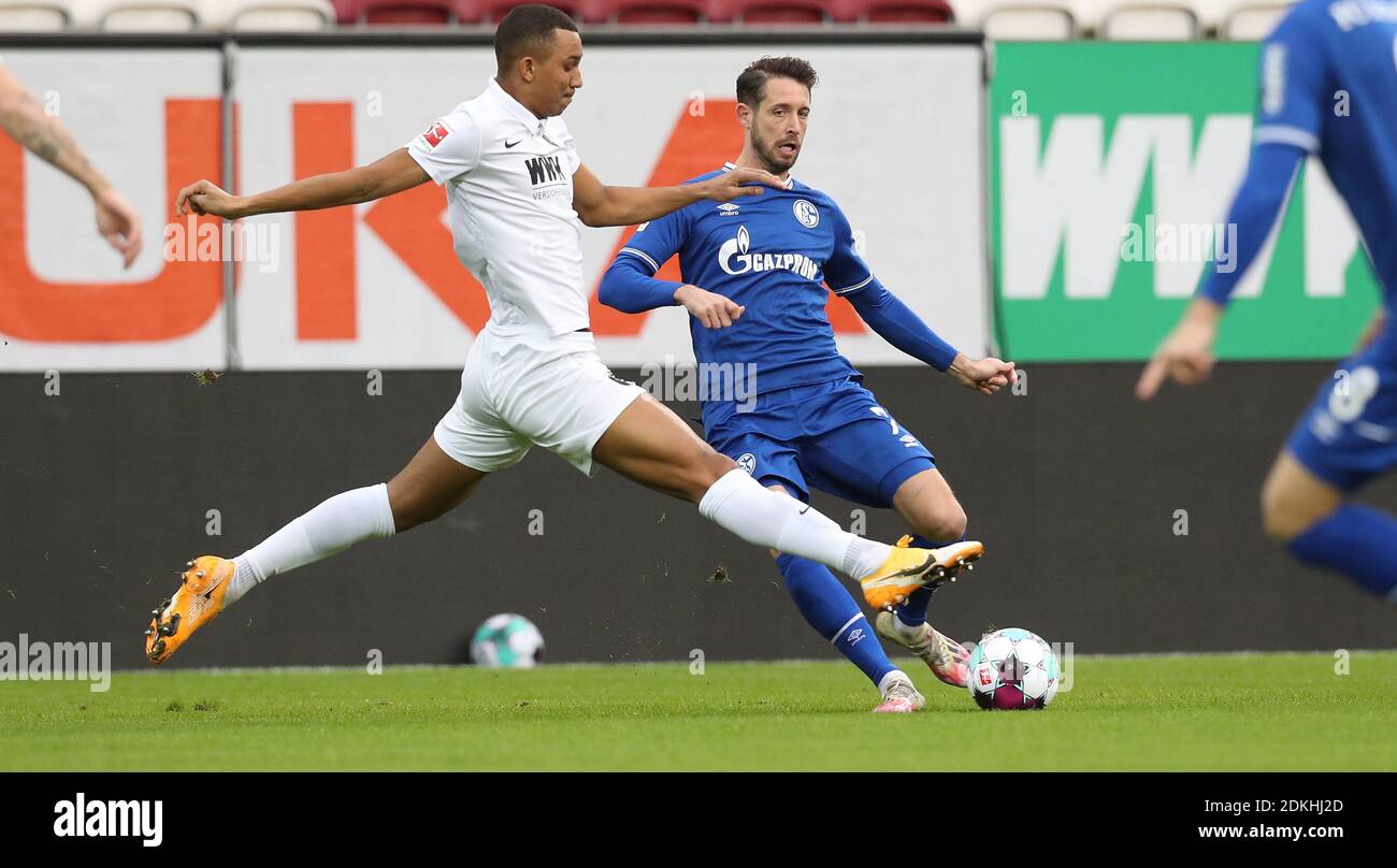Mark Uth Fc Schalke 04 Action Duels Versus Felix Uduokhai Fc Augsburg Soccer 1 Bundesliga Season 21 11th Matchday Matchday11 Fc Augsburg Fc Schalke 04 2 2 On December 13th Wwk