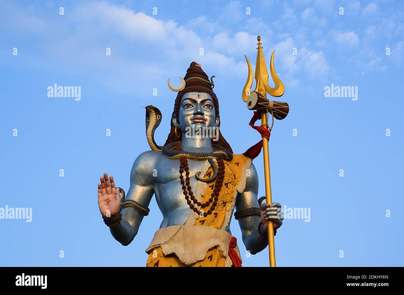 Biggest Lord Shiva Statue In Haridwar Daksh Mahadev Temple. India Stock ...