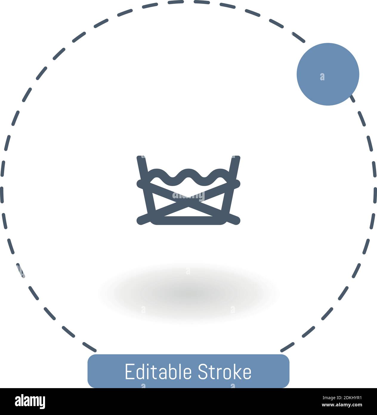 do not wash vector icon editable stroke outline icons for web and ...
