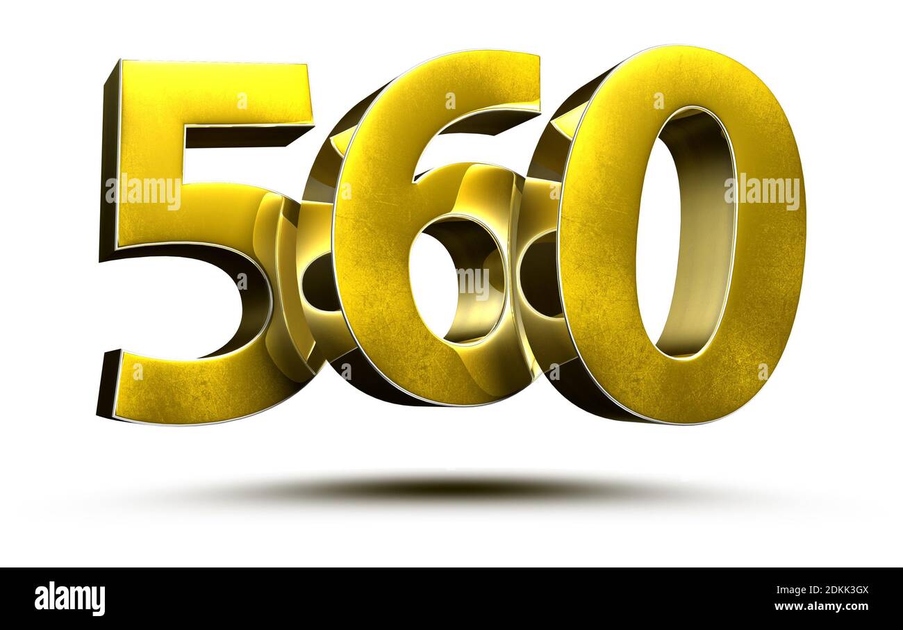 3d number 560 hi-res stock photography and images - Alamy