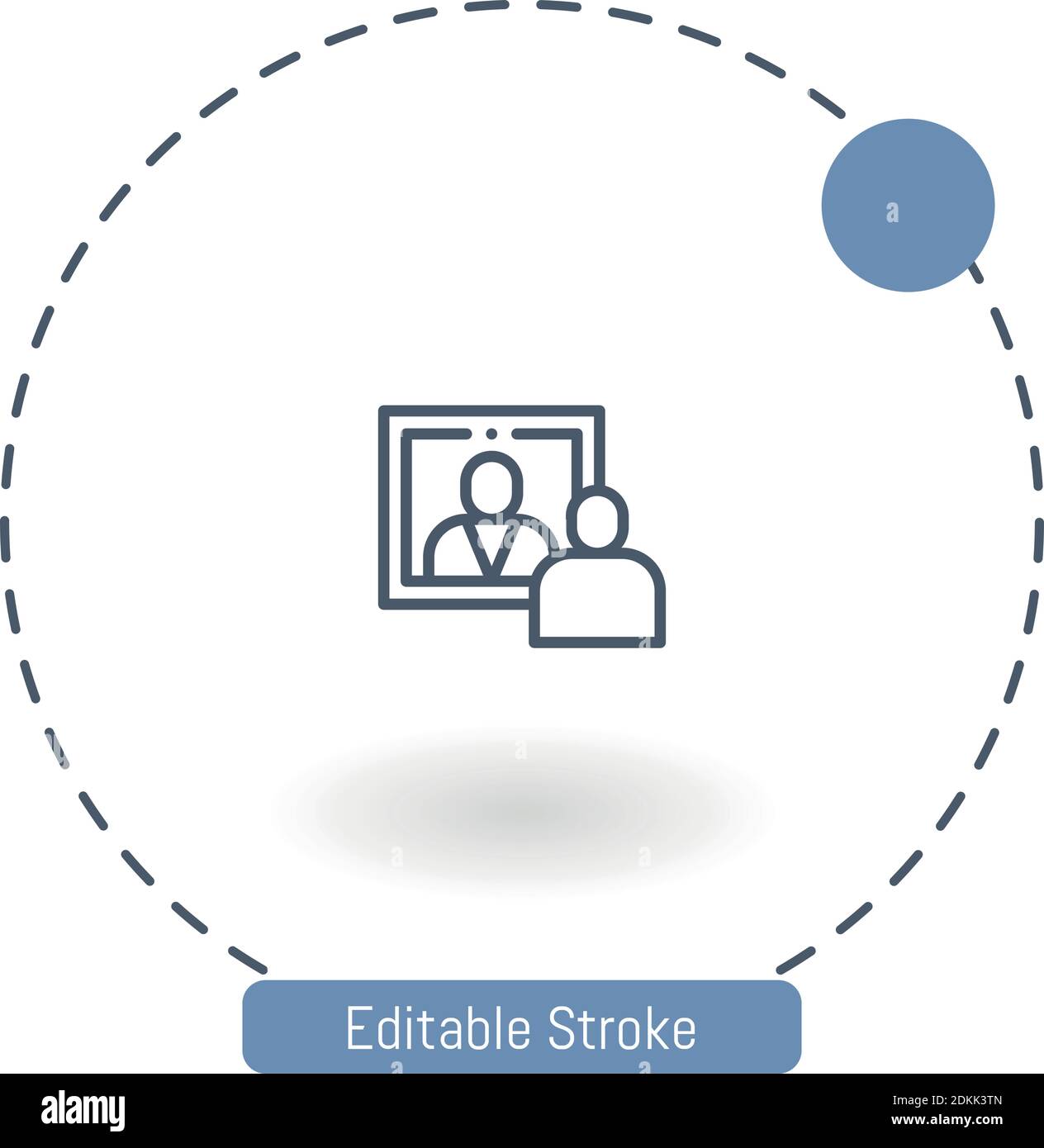 self esteem vector icon editable stroke outline icons for web and mobile Stock Vector