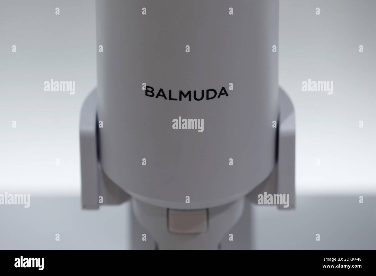 Balmuda's logo is pictured on a vacuum cleaner at its showroom in Tokyo,  Japan December 14, 2020. Picture taken December 14, 2020. REUTERS/Kim  Kyung-Hoon Stock Photo - Alamy