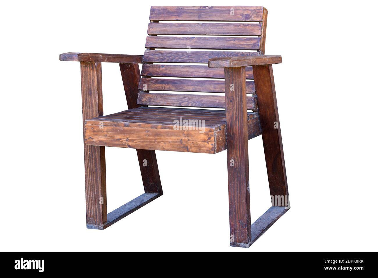 Wooden chair isolated on white background with clipping path Stock ...