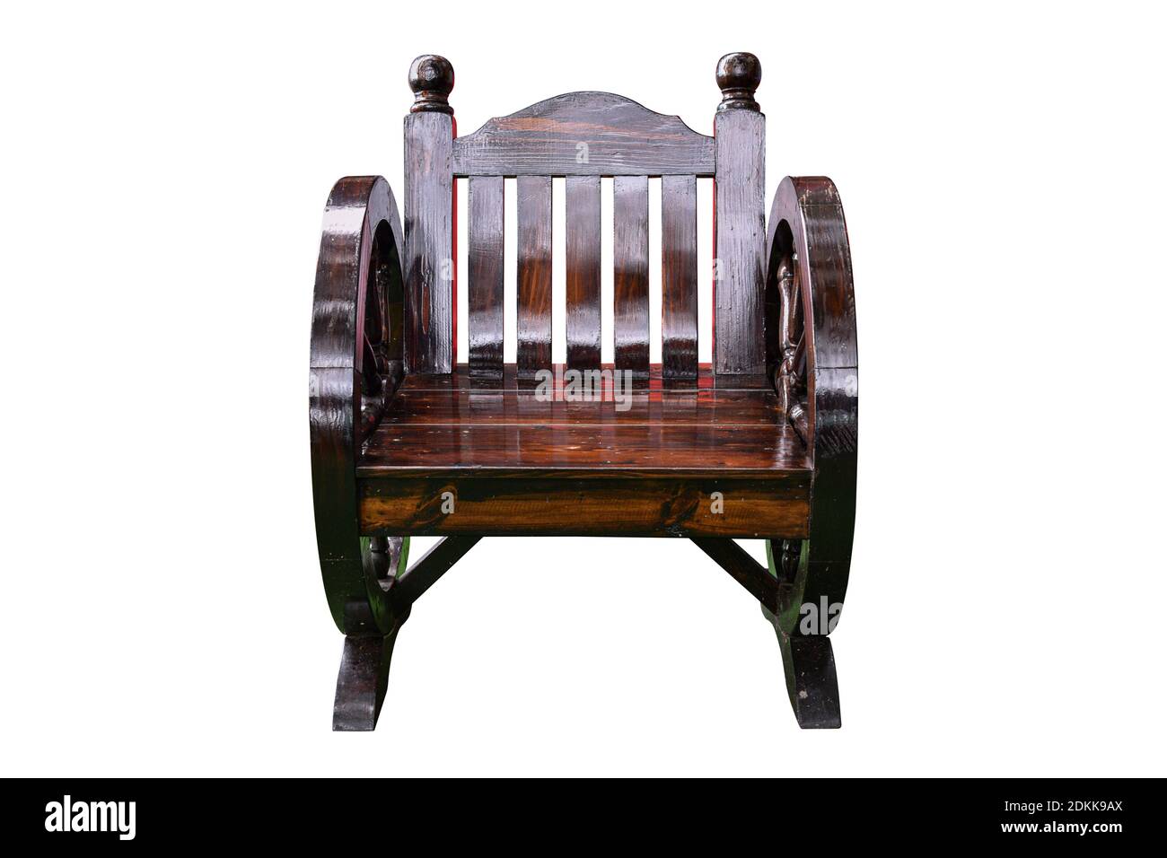 Wooden chair isolated on white background with clipping path Stock ...