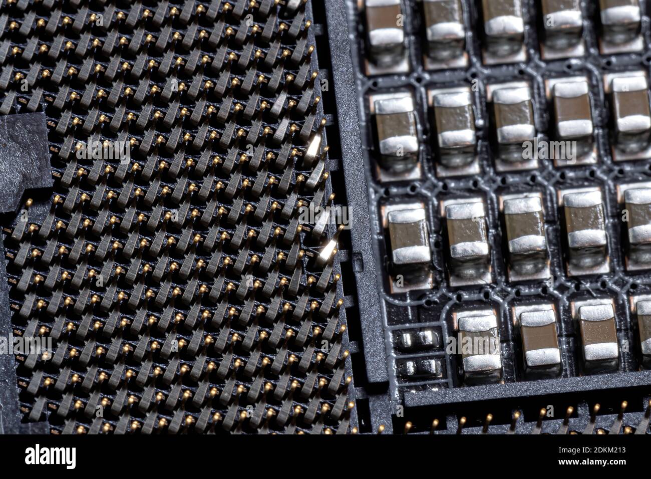 bent CPU socket pins accidentally Stock Photo - Alamy