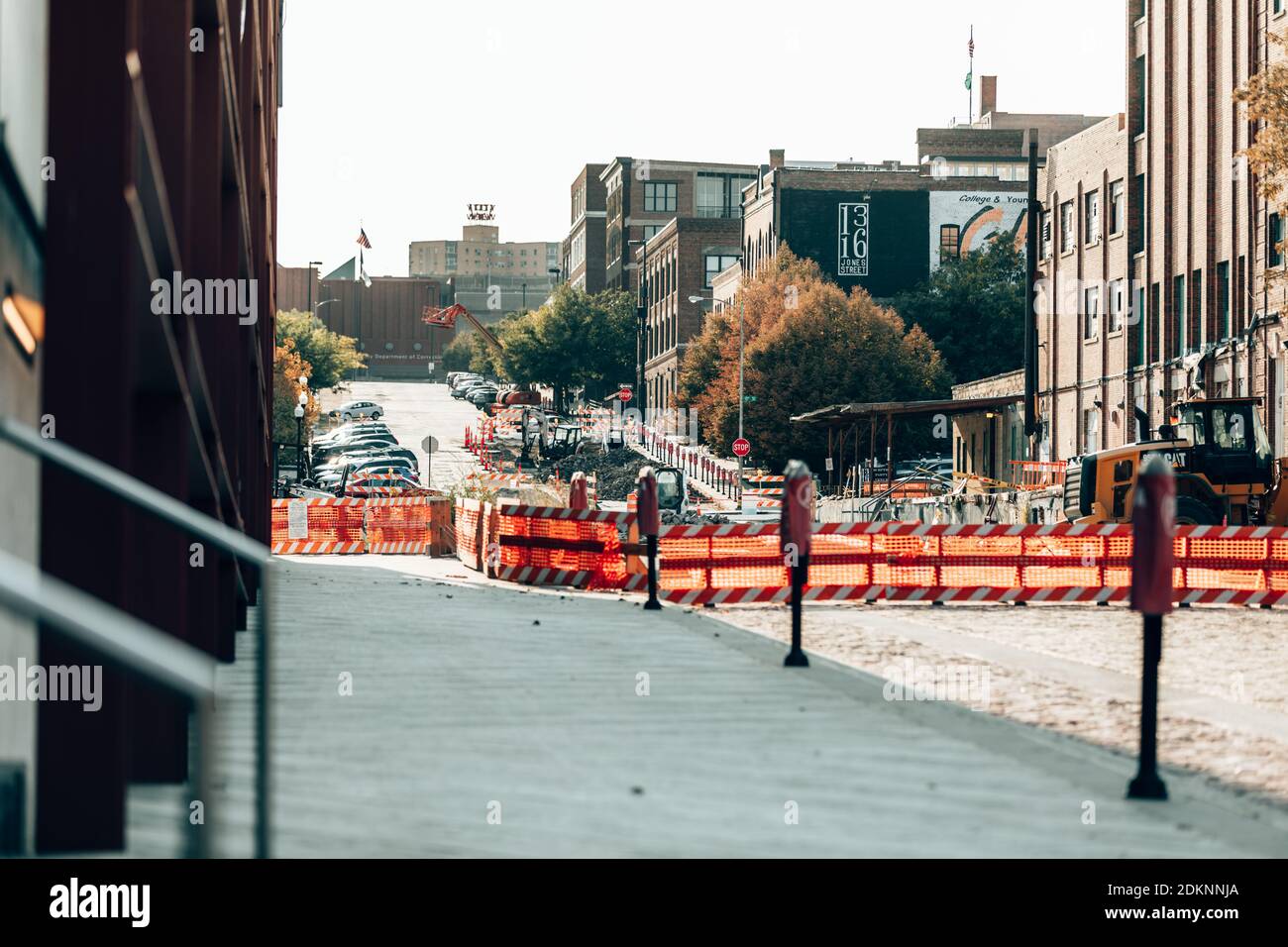 Downtown Omaha Nebraska urban brick landscapes Stock Photo Alamy