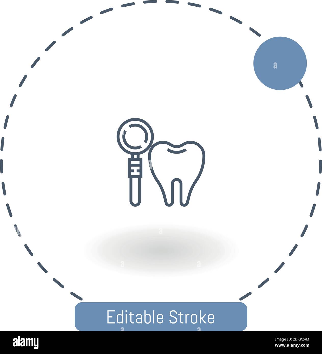decay vector icon editable stroke outline icons for web and mobile Stock Vector