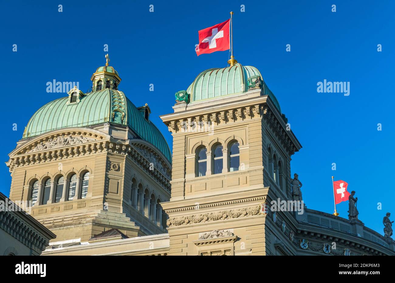 Bundeshaus Federal Palace Bern Switzerland Stock Photo