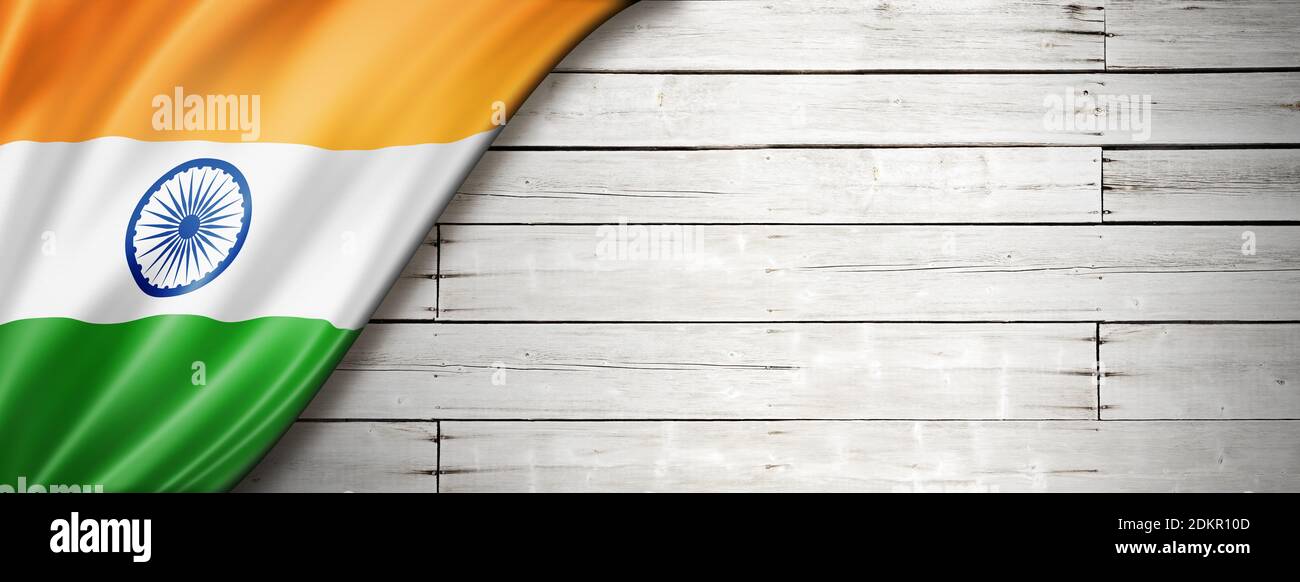 India flag on old white wall. Horizontal panoramic banner Stock Photo - Alamy India flag on old white wall. Horizontal panoramic banner Stock Photo - Alamy