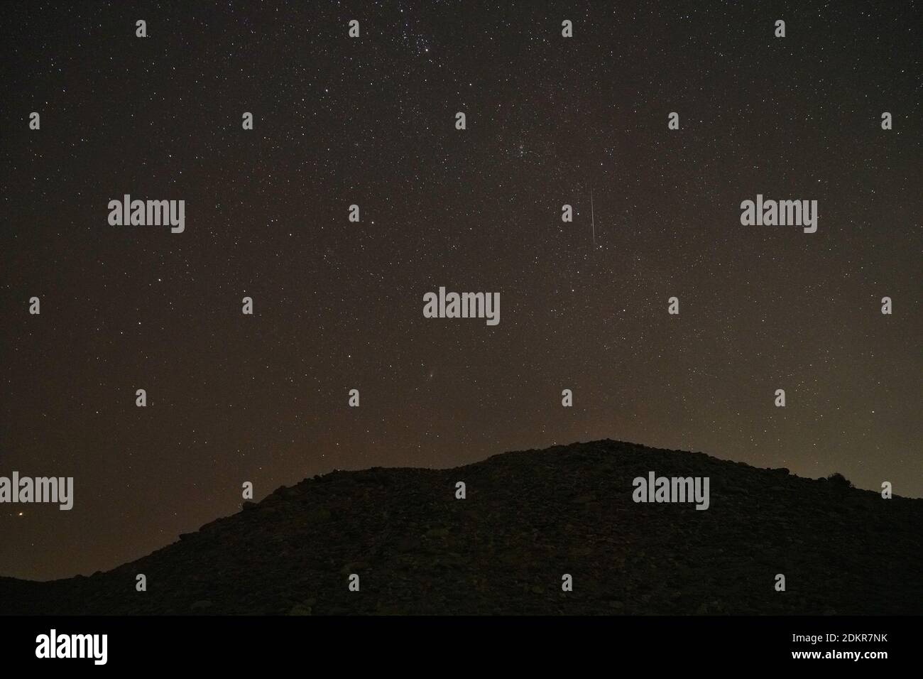 The Geminids meteor shower with the largest flow of meteor shower of