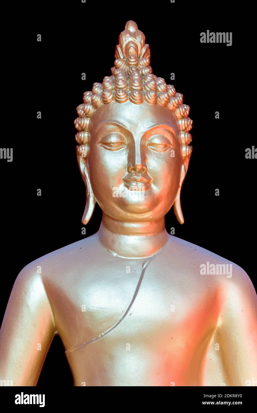 Close up of a Buddha statue, The Xiamen International Garden & Flower Expo Park, Jimei District, Xiamen, Fujian, China Stock Photo