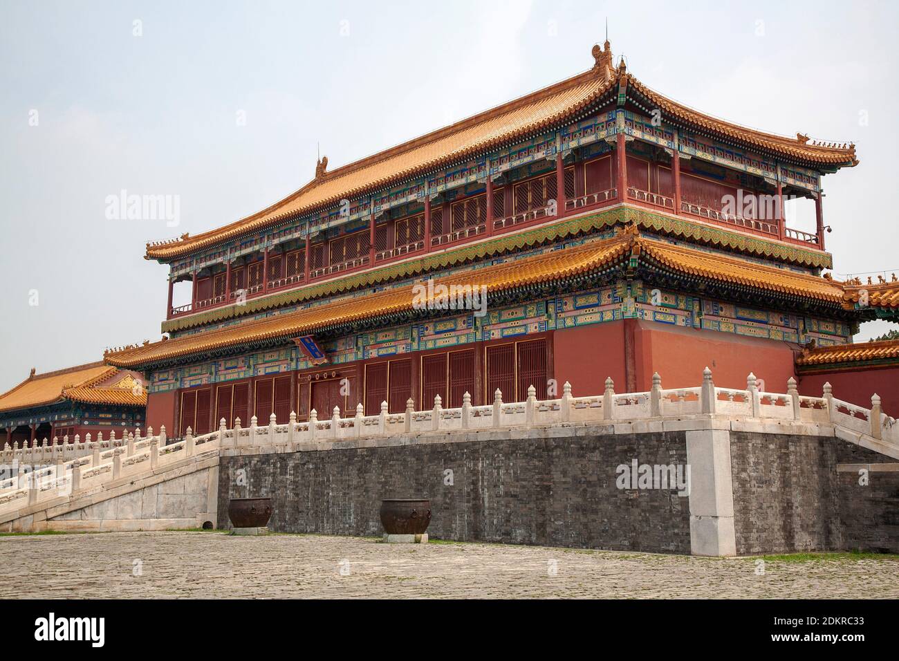 Hall of Supreme Harmony in Imperial Forbidden City Beijing Stock Photo