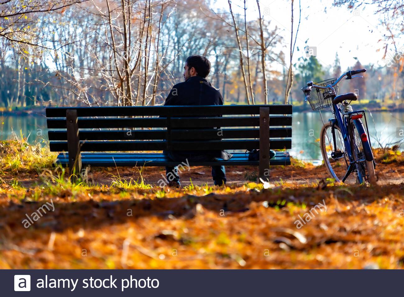 Sur Un Banc High Resolution Stock Photography And Images Alamy