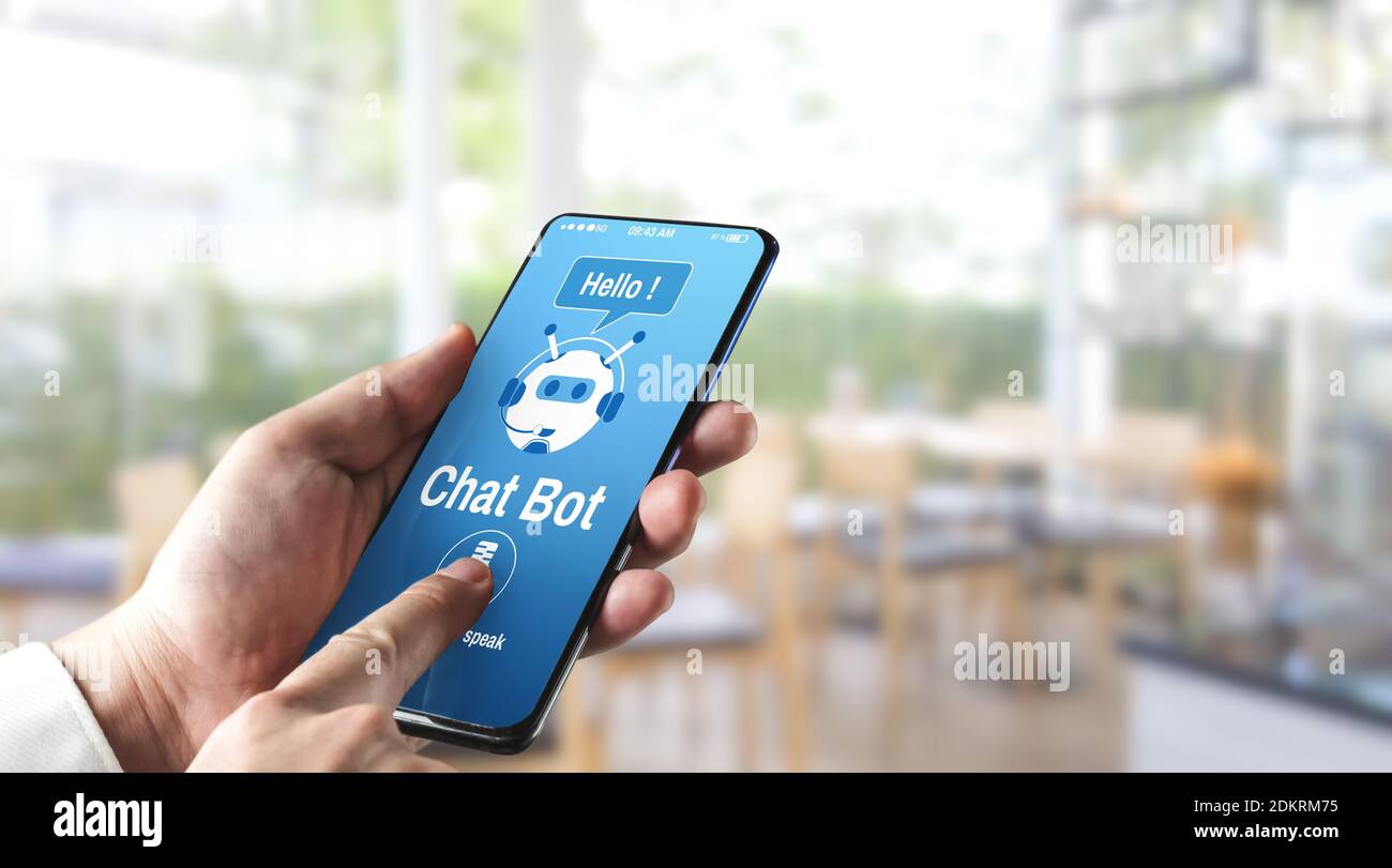 Ai Chatbot Smart Digital Customer Service Application Concept Computer Or Mobile Device Application Using Artificial Intelligence Chat Bot Automatic Stock Photo Alamy Ai Chatbot Smart Digital Customer Service Application Concept Computer Or Mobile Device Application Using Artificial Intelligence Chat Bot Automatic Stock Photo Alamy