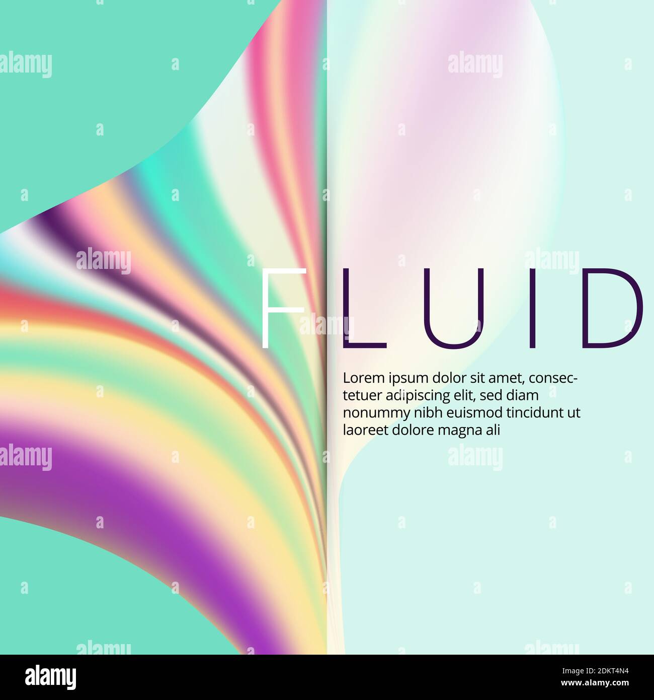 Banner background design. Colored modern abstract template Stock Vector