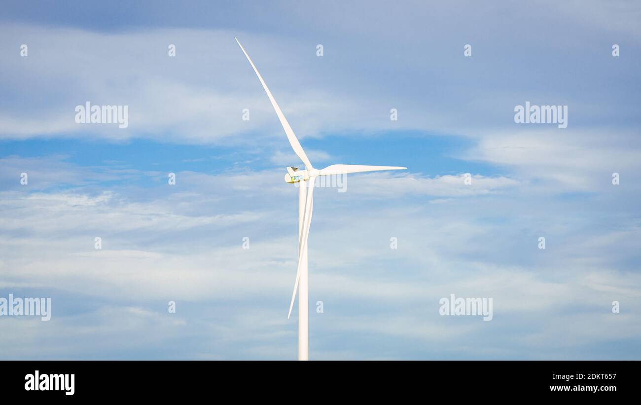 Wind farm in Uruguay. Green energy. New technology Stock Photo Alamy