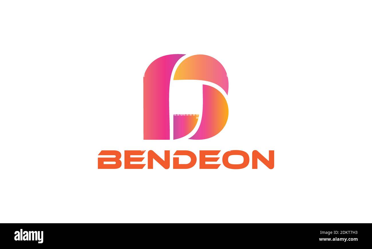 B Letter Logo Design. Vector Template monogram B logo . Stock Vector