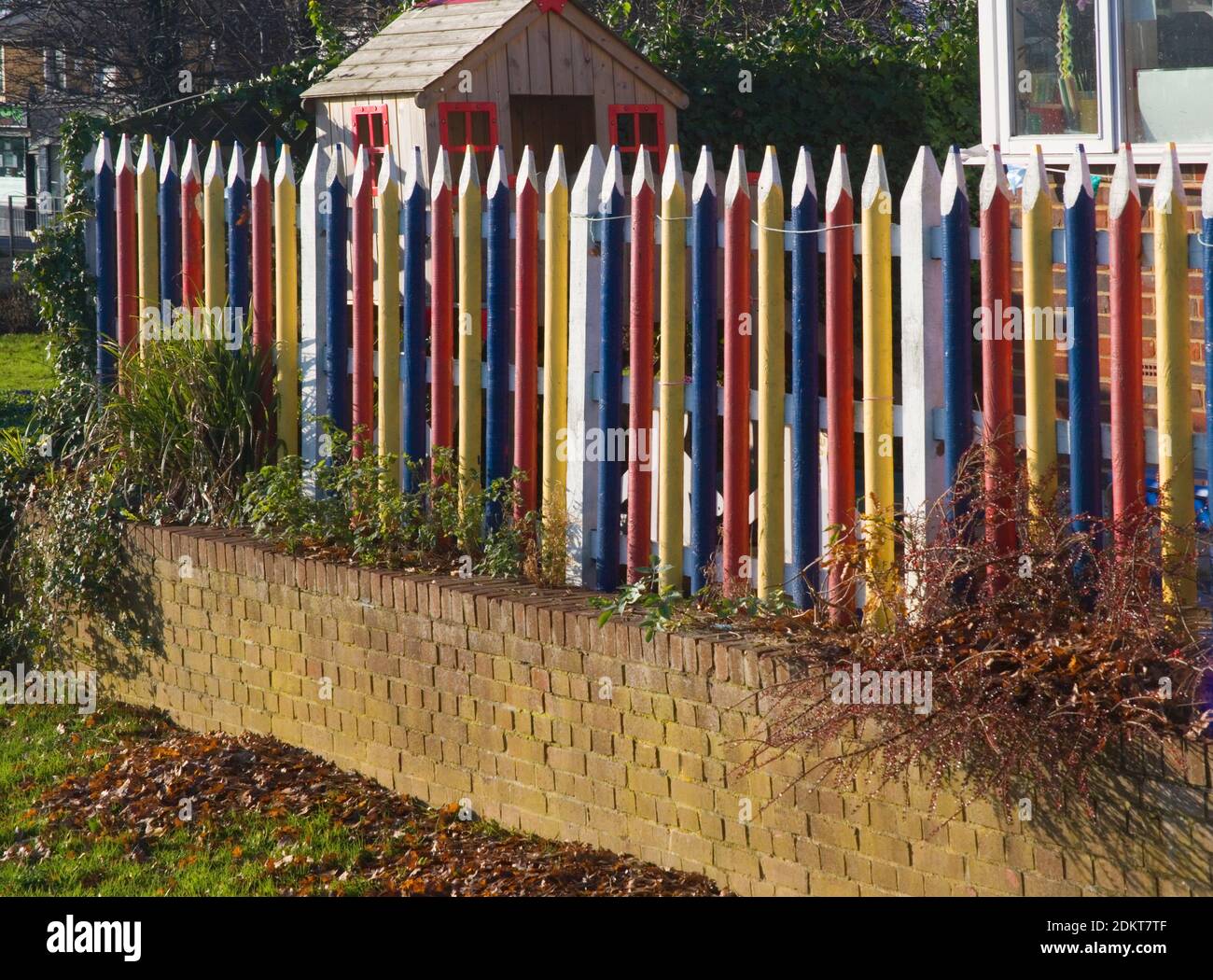 kindergarten or childrens nursery at burgess hill with a fine pencil