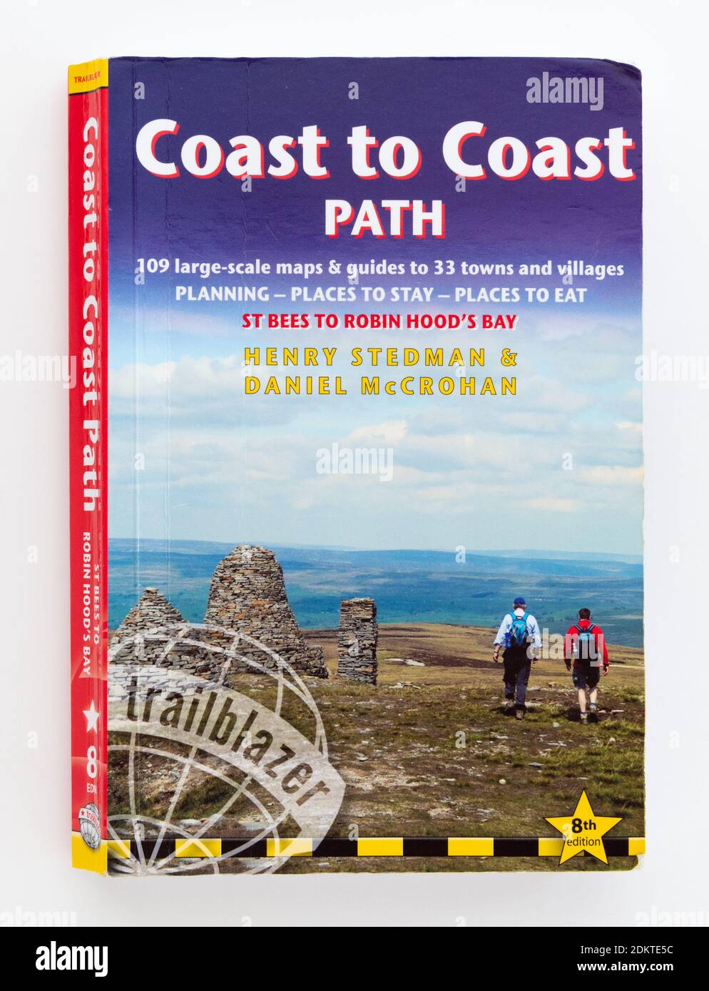 Coast to Coast Path guidebook Stock Photo