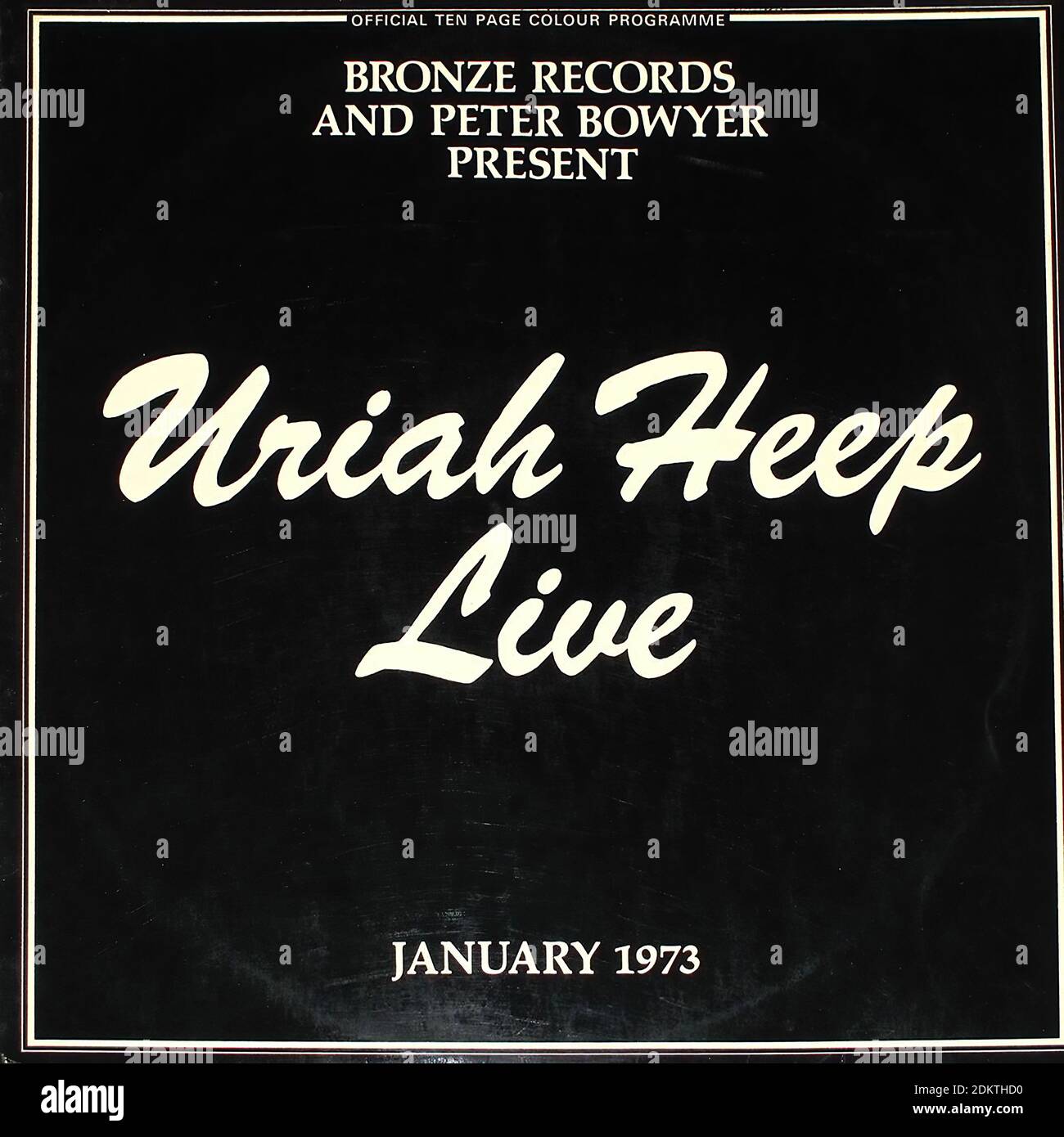 URIAH HEEP LIVE 1973 2LP GATEFOLD COVER & BOOKLET 12 2LP - Vintage
