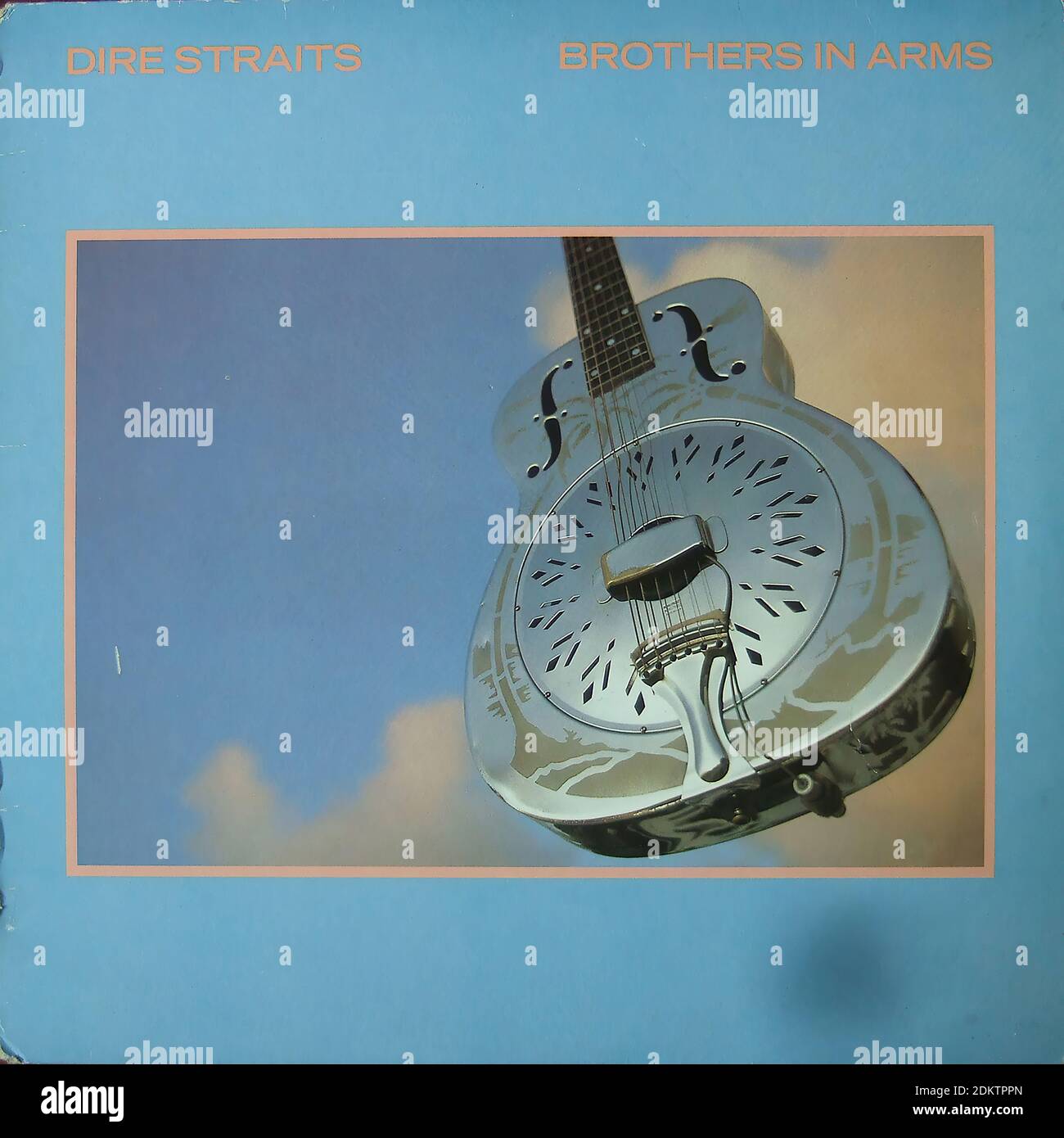 Dire Straits - Brothers In Arms - Vintage vinyl album cover Stock 