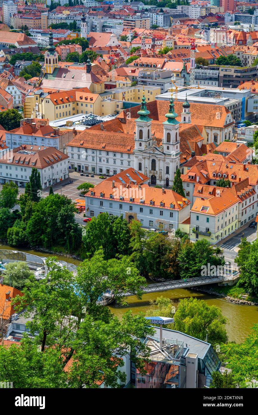 Austria clock tower hi-res stock photography and images - Alamy