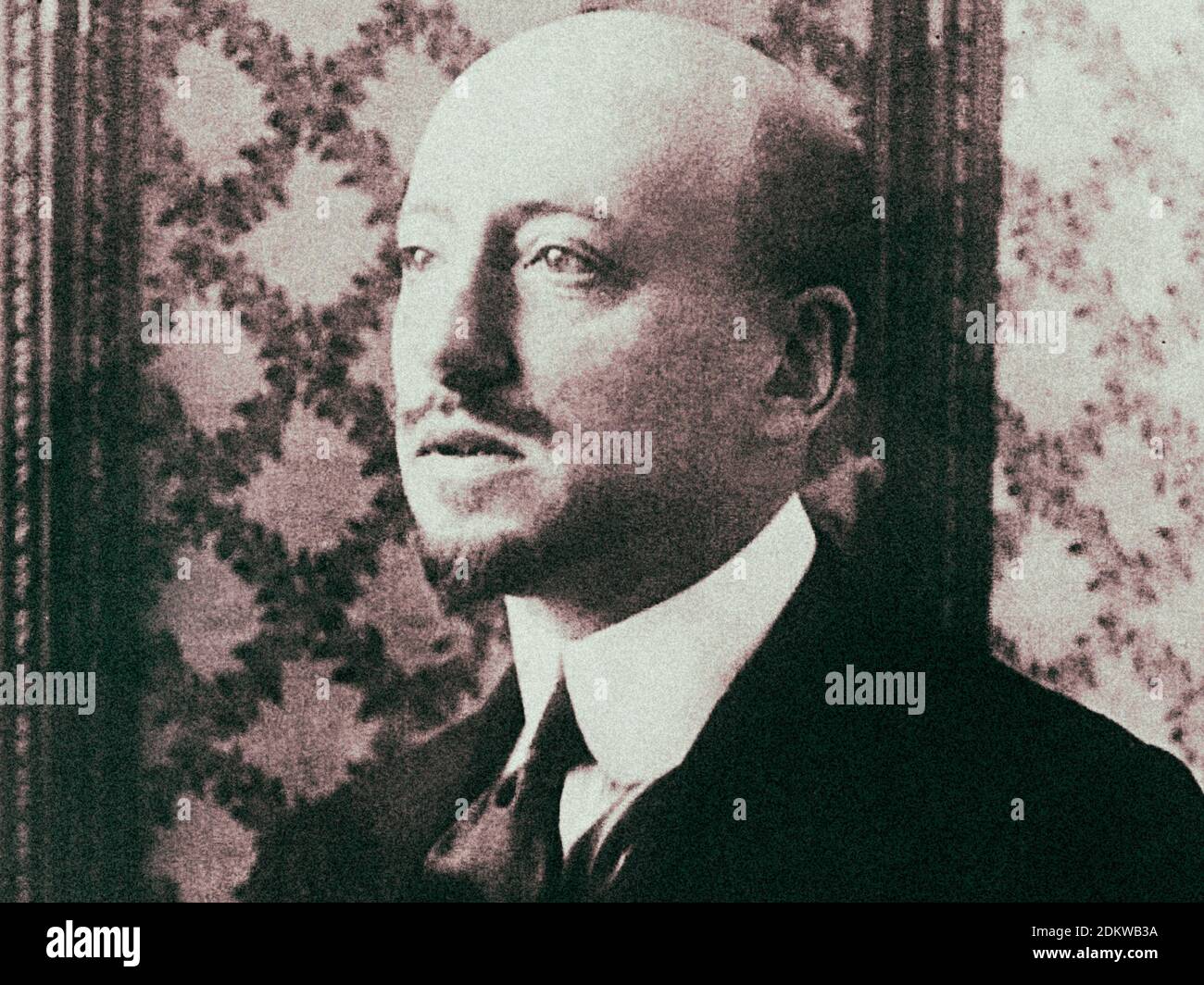 General Gabriele D'Annunzio, Prince of Montenevoso (1863 – 1938), sometimes spelled d'Annunzio, was an Italian poet, playwright, and journalist and so Stock Photo