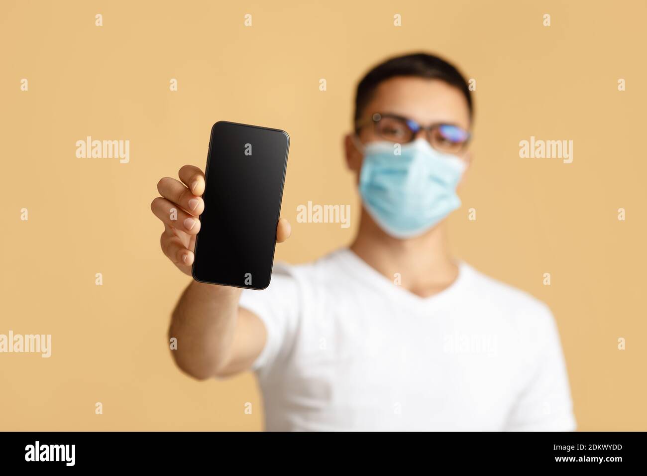 Social media, and gadgets during coronavirus lockdown Stock