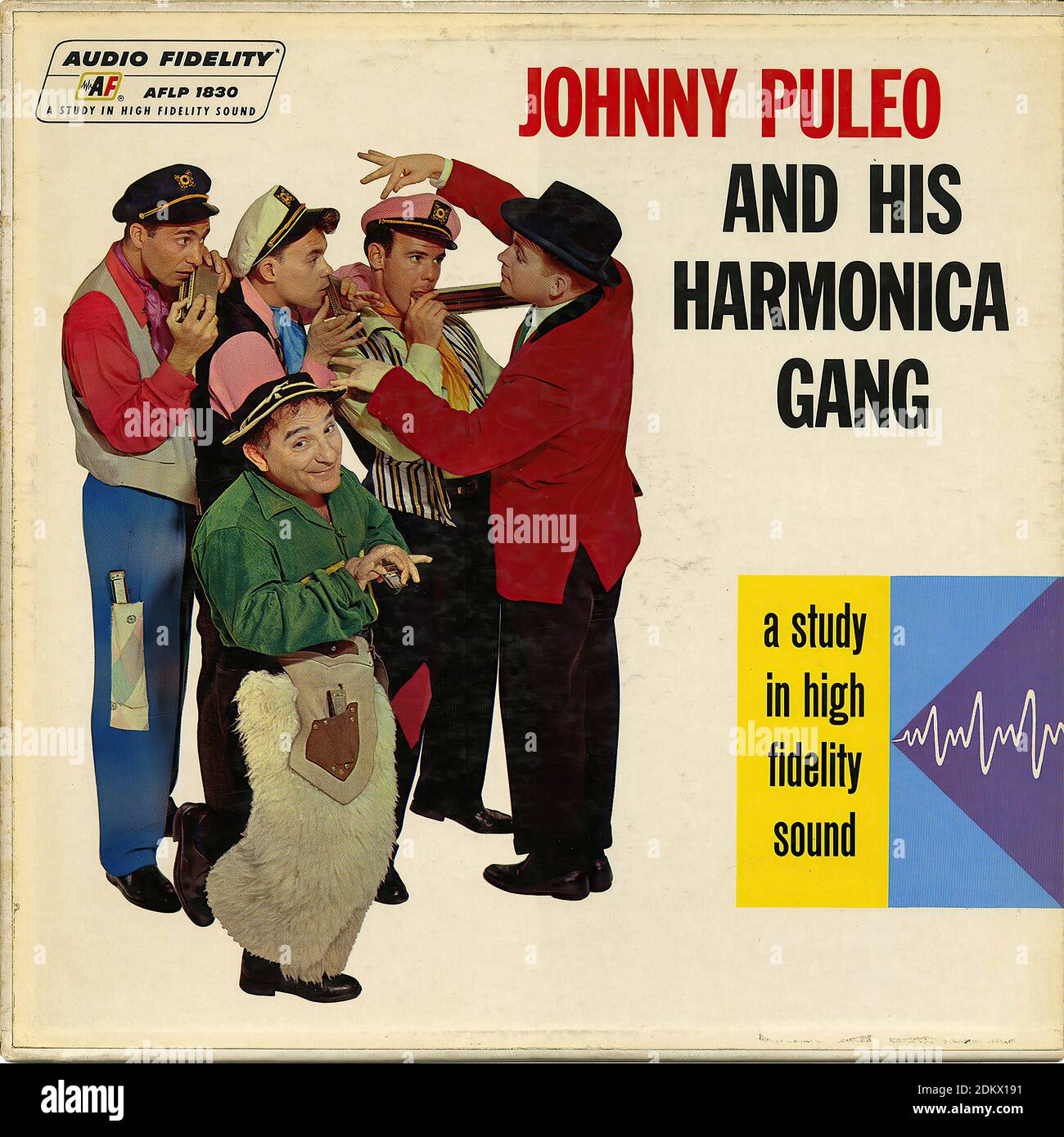 Johnny Puleo and His Harmonica Gang Vintage Record Cover Stock Photo Alamy