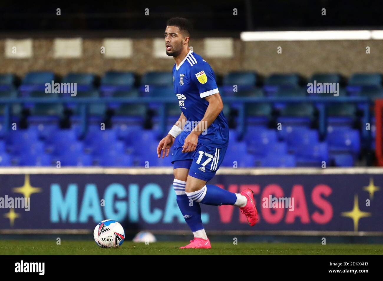 Keanan Bennetts of Ipswich Town - Ipswich Town v Burton Albion, Sky Bet League One, Portman Road, Ipswich, UK - 15th December 2020  Editorial Use Only - DataCo restrictions apply Stock Photo
