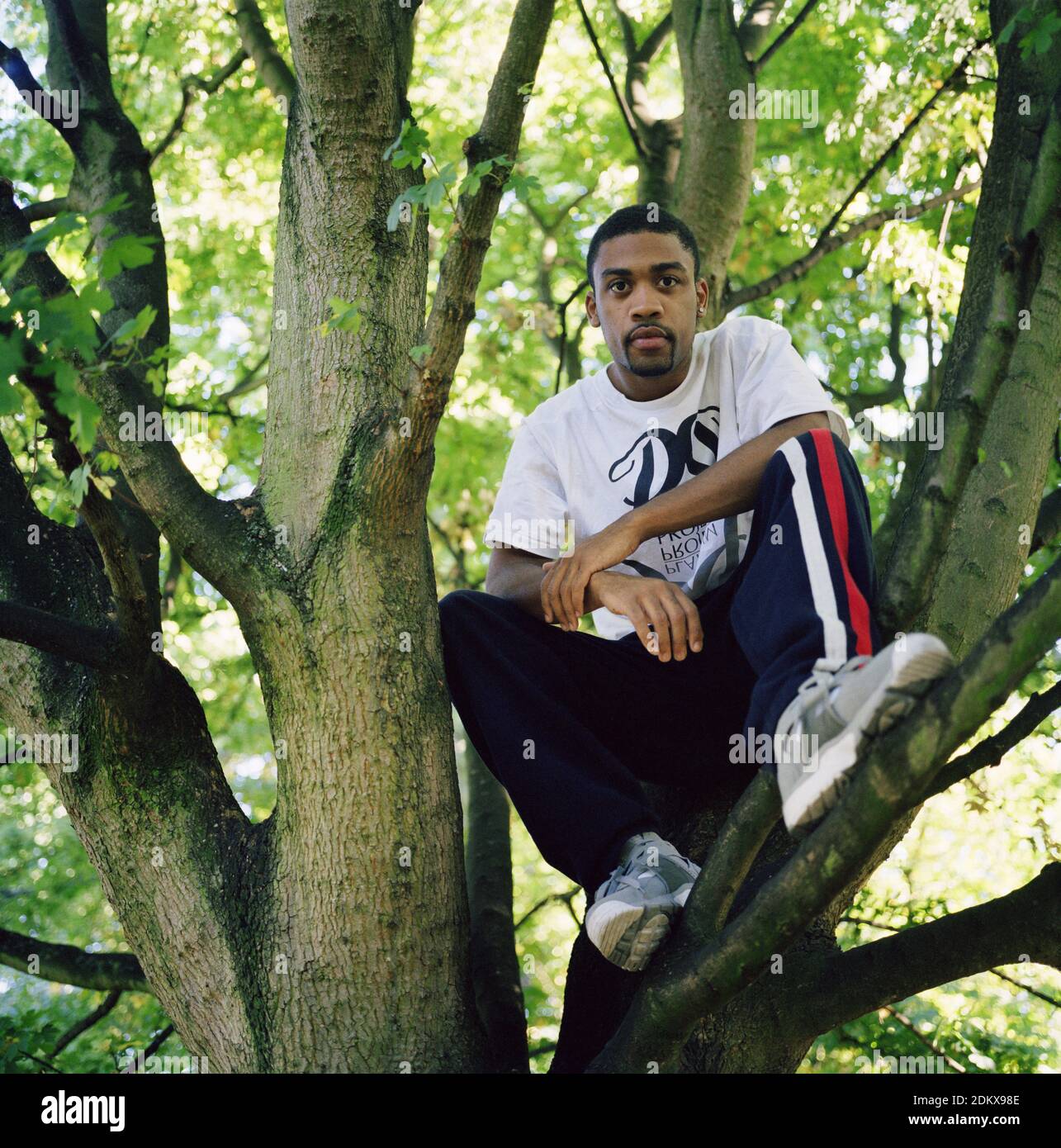 Grime and Hip-Hop artist Wiley (Richard Kylea Cowie Jr.), London, United Kingdom. September 13, 2003. Stock Photo