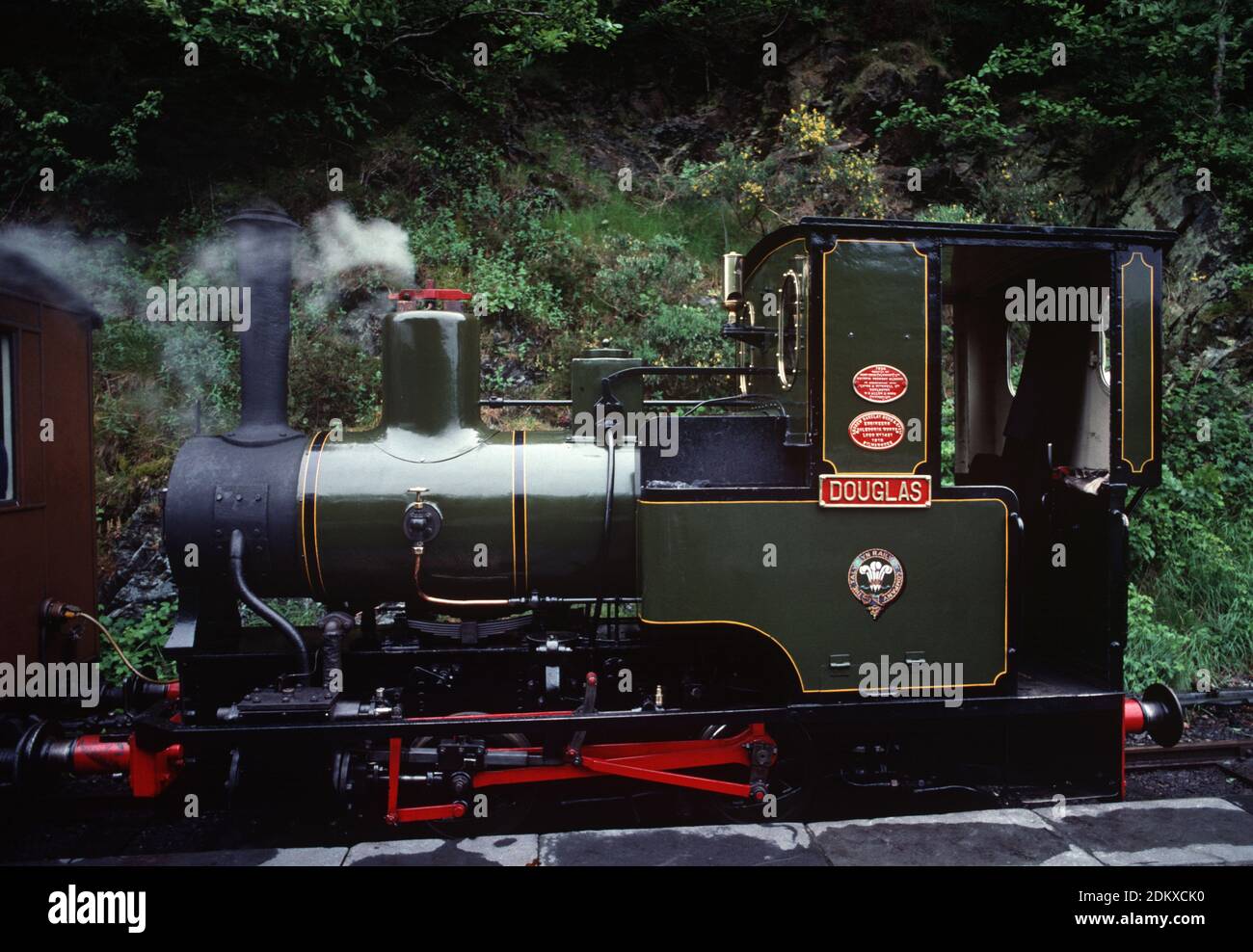 Heritage Talyllyn Railway. Douglas steam Mid Wales. Great