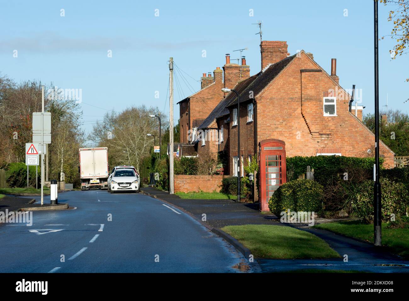HamptonontheHill village in winter, Warwickshire, England, UK Stock