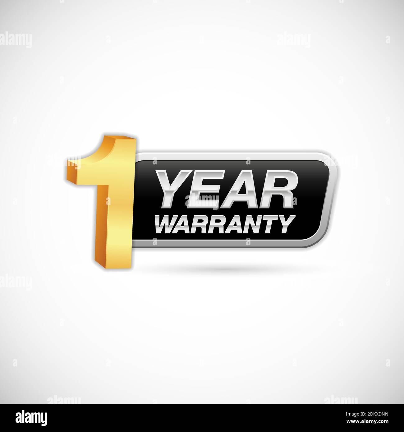 1 Year Warranty Vector PNG Images, 1 Year Warranty Vector Template Design  Png, 1 Year, Warranty, Badge PNG Image For Free Download