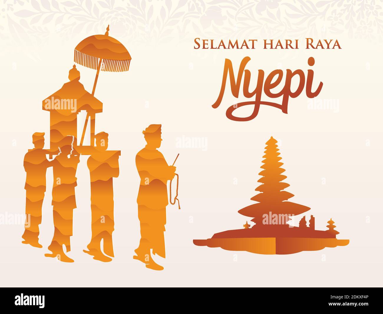 Selamat hari raya Nyepi. Translation Happy Day Of Silence Nyepi