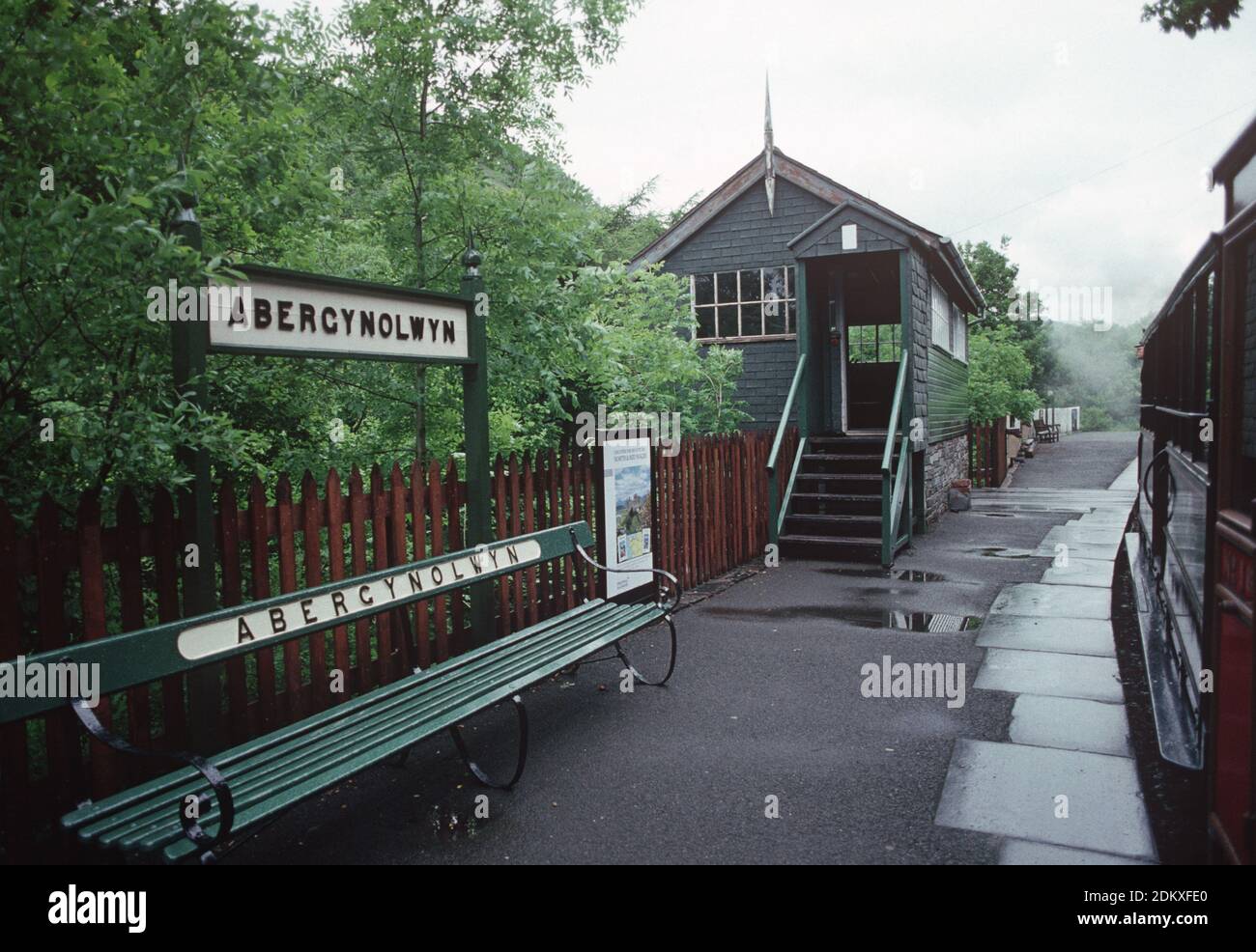 Heritage Talyllyn Railway. Abergynolwyn Railway Station. Mid Wales. Great Britain Stock Photo